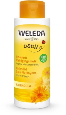 baby calendula liniment reinigingsmelk - weleda - 400 ml