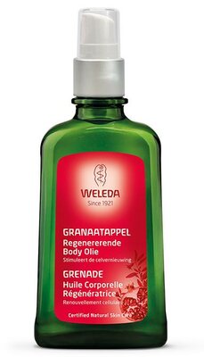granaatappel regenererende body olie - weleda - 100 ml
