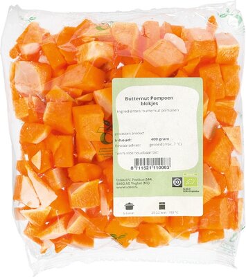 pompoen butternut blokjes - 350 gram