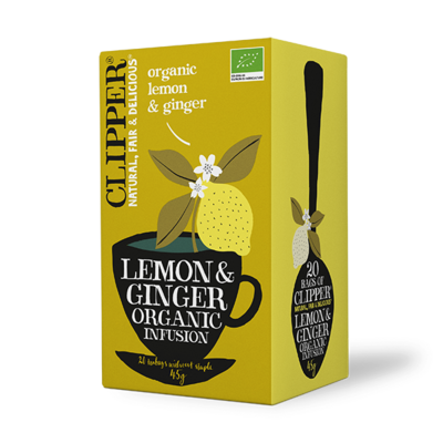 clipper lemon & ginger thee - 20 builtjes