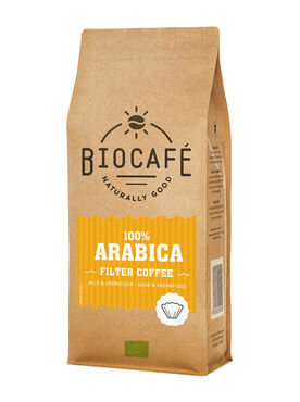 biocafe filterkoffie arabica - 500 gram