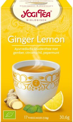 yogi tea ginger lemon thee - 17 builtjes