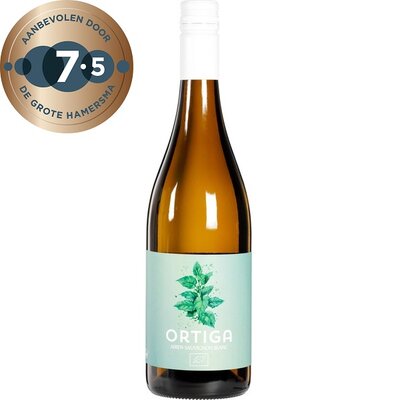 wijn wit - blanco - ortiga - 750 ml (op = op)