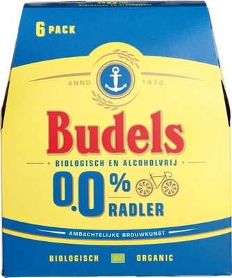 bier - 0,0% radler - budels - 6-pack