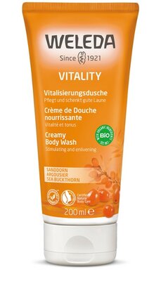 duindoorn vitality douchecreme - weleda - 200 ml