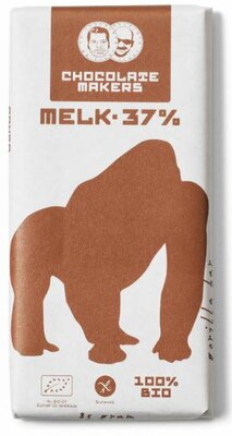 chocoladereep melk 37% - gorilla - 10x80 gram