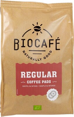 biocafe koffiepads regular - 36 stuks