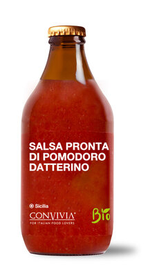 salsa pronta di pomodoro datterino - 330 gram