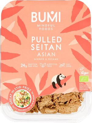 pulled seitan asian - bumi - 175 gram