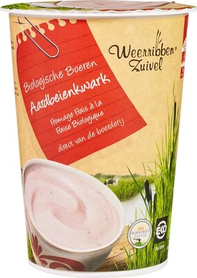 kwark aardbeienkwark - 500 gram