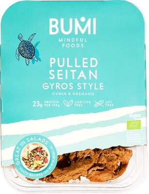 pulled seitan gyros style - bumi - 175 gram