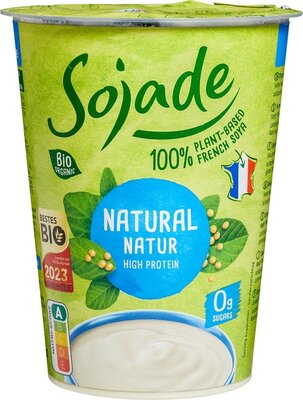 sojayoghurt naturel (ongezoet) - sojade - 400 gram