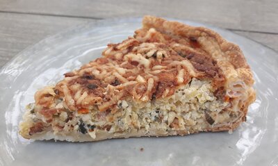 prei quiche met spekjes